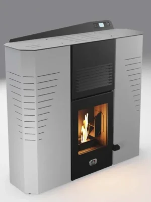 Poêles à granulés Italia Srl- Marmolada 14 Kw-Ventilé-Chauffe Jusqu’à 130 m² – Blanc
