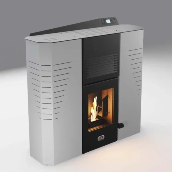 Poêles à granulés Italia Srl- Marmolada 14 Kw-Ventilé-Chauffe Jusqu’à 130 m² – Blanc