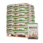 Bûches de bois PELLET HELIOS – PALETTE DE 65 SACS DE 15 KG