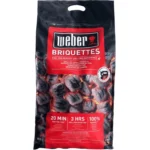 1 pièce de briquettes de charbon de bois Weber 100 kg