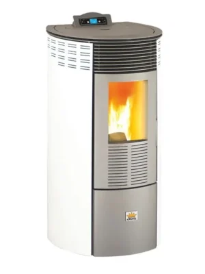 Poêle à granulés gainable Theresia 9 kW blanc