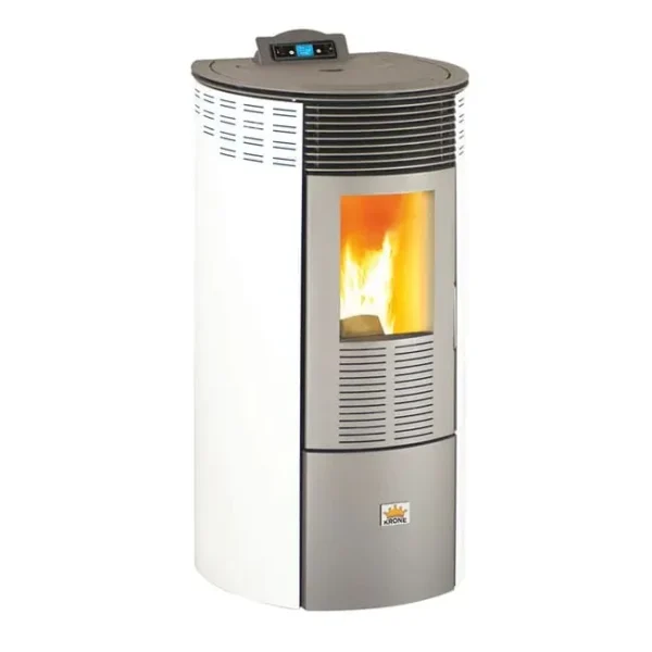 Poêle à granulés gainable Theresia 9 kW blanc