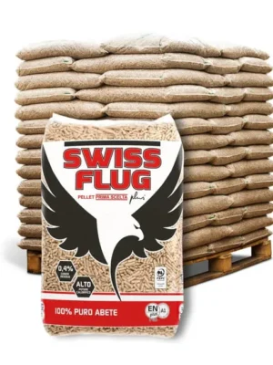Swiss Flug ENplus A1 Pellets 70 Sacs de 15 kg en épicéa